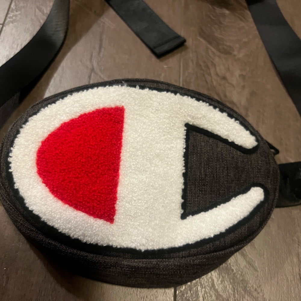 Champion Prime Sling Shoulder / Waist Fanny Pack C Logo Belt Bag Dark Grey - Picture 5 of 9